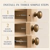 Antique Brass Cabinet Knobs and Drawer Pull Handles, Vintage Zinc
