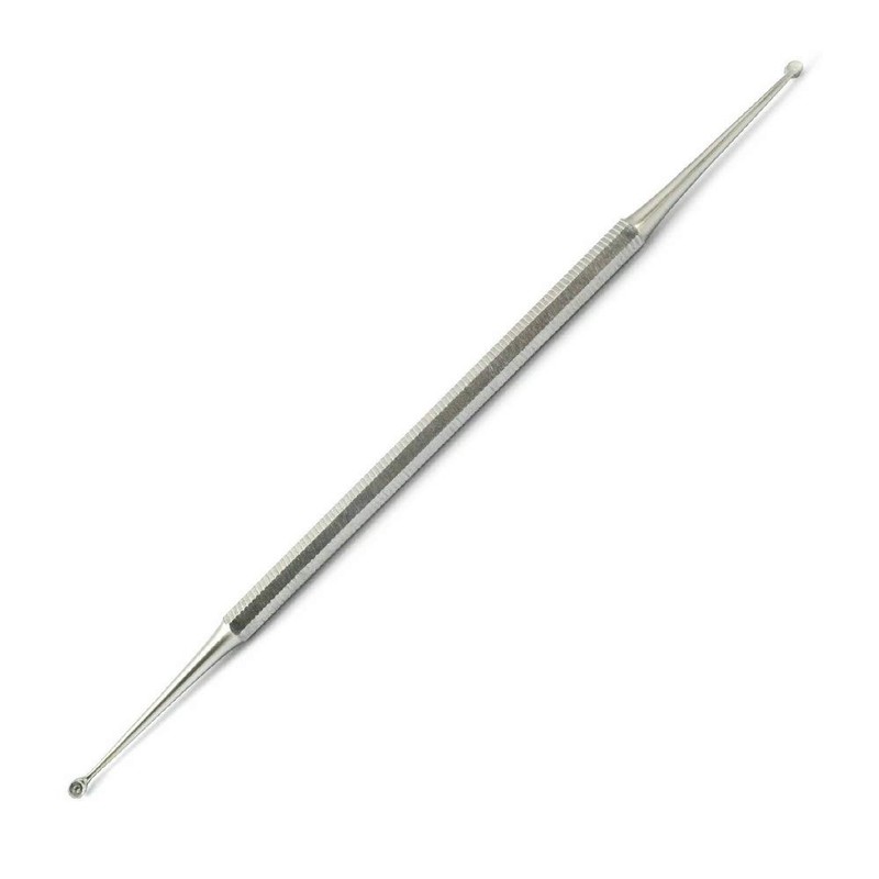 Professional Double Ended Nail Curette 1.5/2.5mm Dermal Ingrown Toenail Cleaner