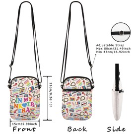 Pop Band Gift Music Lover Gift Music Band Themed Makeup Bag Classic Rock Concert Gift (NKTB Era CR EU)