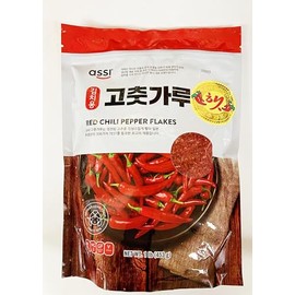 Red Chili Pepper Flakes, Korean Style, 1 lb (453 g), Vegan