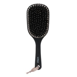 PARSA Beauty LOV.U Detangling Brush Wet & Dry (Black) - Gentle Hair Brush with Multi-Flexible Nylon Pins - Ideal for Detangling & Nourishing Wet and Dry Hair