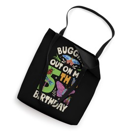 Insect Bugging Out On My 5th Birthday Party 5 Year Old Boys Tote Bag