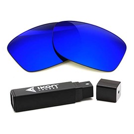 IKON LENSES Replacement Lenses For Oakley Fuel Cell Sunglasses - Deep Blue Mirror (Non-Polarized)