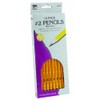 Charles Leonard Pencil, #2, Yellow with Eraser, 10/Hang Tab Box (65812)