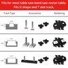 SIIIXS Thin Rip Jig Table Saw Jig Guide for Making