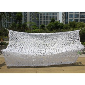 6.5"x10" /2X3M Woodenland Camouflage Net Hunting Military Blind Car Covers Awning Tent Shade Camping Woodland Army Training Sun Shelter Multi-colors (Blue/White/Woodland/Green)