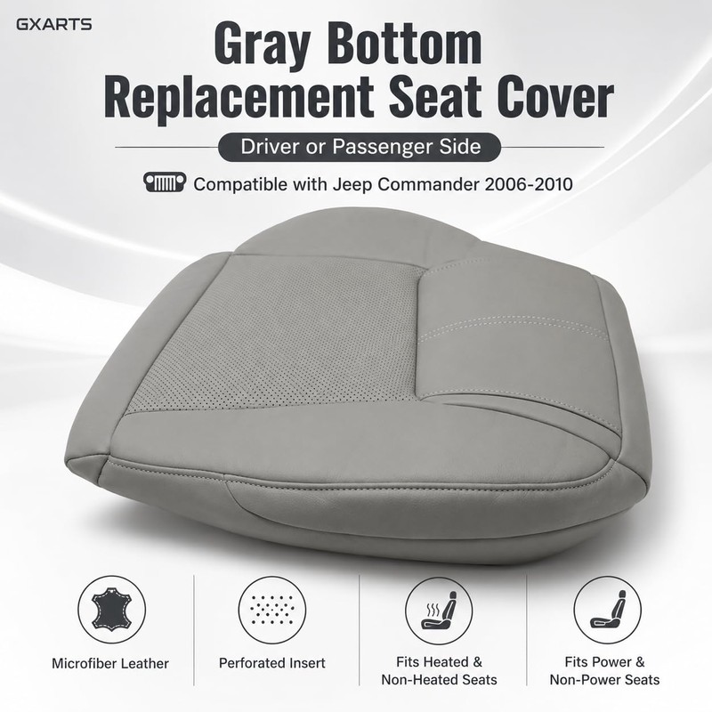 GXARTS Seat Cover Replacement Fit for Jeep Commander Limited 2006-2010