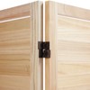 3 Panel Room Divider Screen, Folding Privacy Wooden Short Screen,
