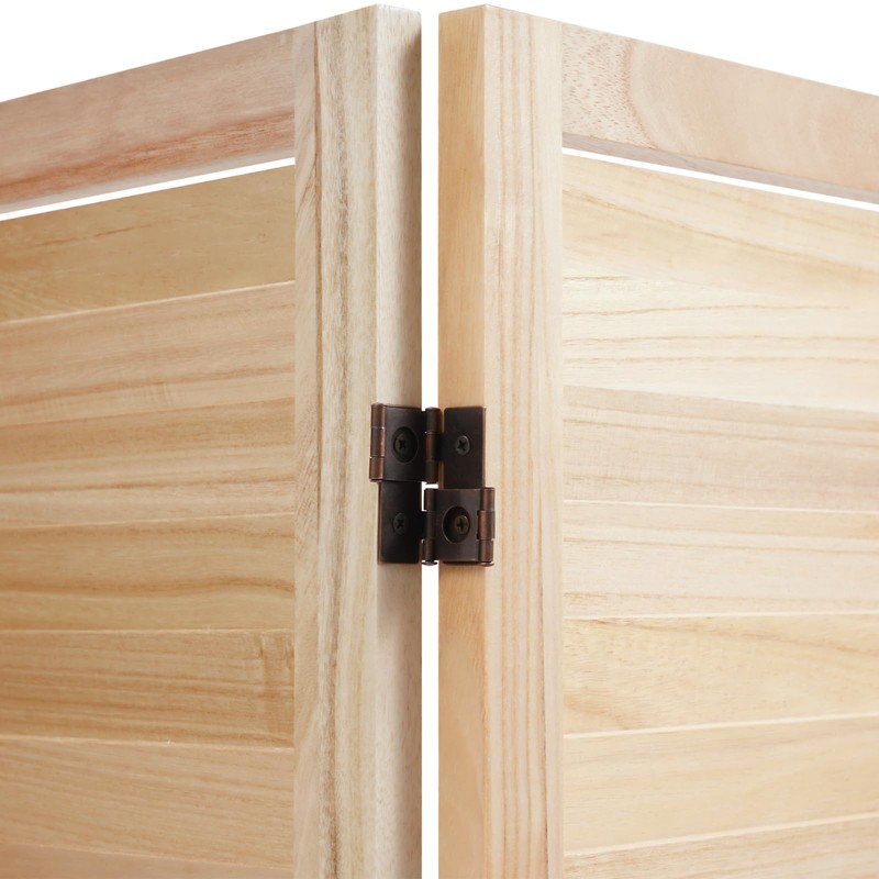 3 Panel Room Divider Screen, Folding Privacy Wooden Short Screen,