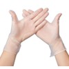 Strong Quality CLEAR Vinyl Powder Free MEDIUM SIZE Gloves |