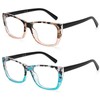 AQWANO Stylish Designer Reading Glasses for Women Blue Light Blocking