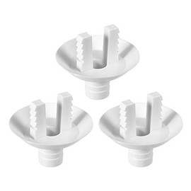 uxcell Air Conditioner Drain Hose Connector Elbow Fitting for Mini-Split Units and Window AC Unit 28mm 3Pcs