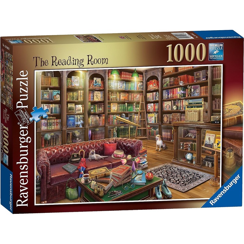Ravensburger The Reading Room 1000 Piece Jigsaw Puzzle for Adults