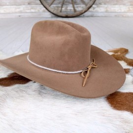 Willow Lane Hat Co. White Jade Stone Hat Band