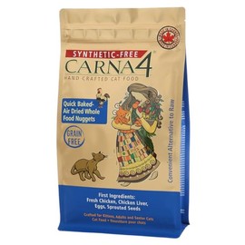 CARNA4 All Life Stages Chicken Formula Dry Cat Food (4 Pound, Chicken)