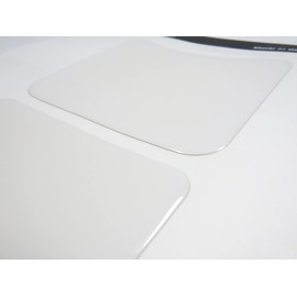 BIKE-label X501356VA Tank Pad Small 3D Motorcycle Sticker Tank Protection Paint Protection White