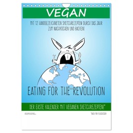 Vegankalender (Wandkalender 2025 DIN A4 hoch), CALVENDO Monatskalender