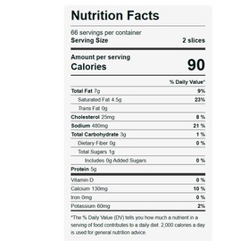 Land O Lakes Sliced Yellow American Cheese 132ct - 4.12 LB