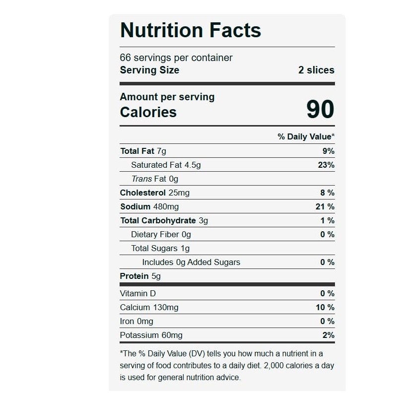 Land O Lakes Sliced Yellow American Cheese 132ct - 4.12