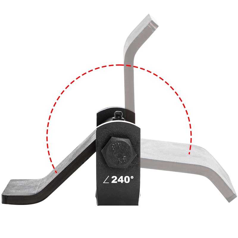 Coloch 4 Pack Weld On Dump Trailer Hinges for Door,