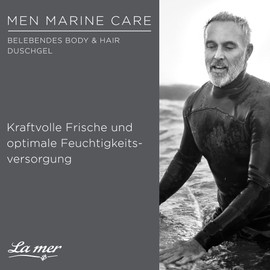 La mer Men Marine Care Body & Hair Shower Gel - Cleans Mild and Gently - Optimally Moisturises the Skin - Fresh Fragrance - Shower Gel for Head and Hair - 150 ml