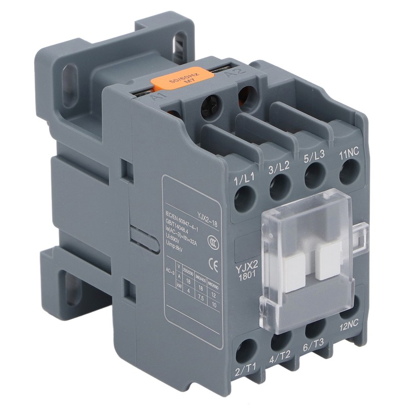 AC Contactor Copper Coil Normally Closed Silver Contact Circuit Switch