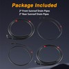 HIMARKLIF 2Pcs Front + 2Pcs Rear Sunroof Drain Tubes, Sun