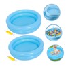 YARNOW 2 Sets Inflatable Baby Pool Small Round Boys and