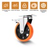 W B D WEIBIDA 5 inch Swivel Caster Wheels with