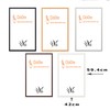 Black Photo frame Multi Pack Different Sizes A1 A2 A3