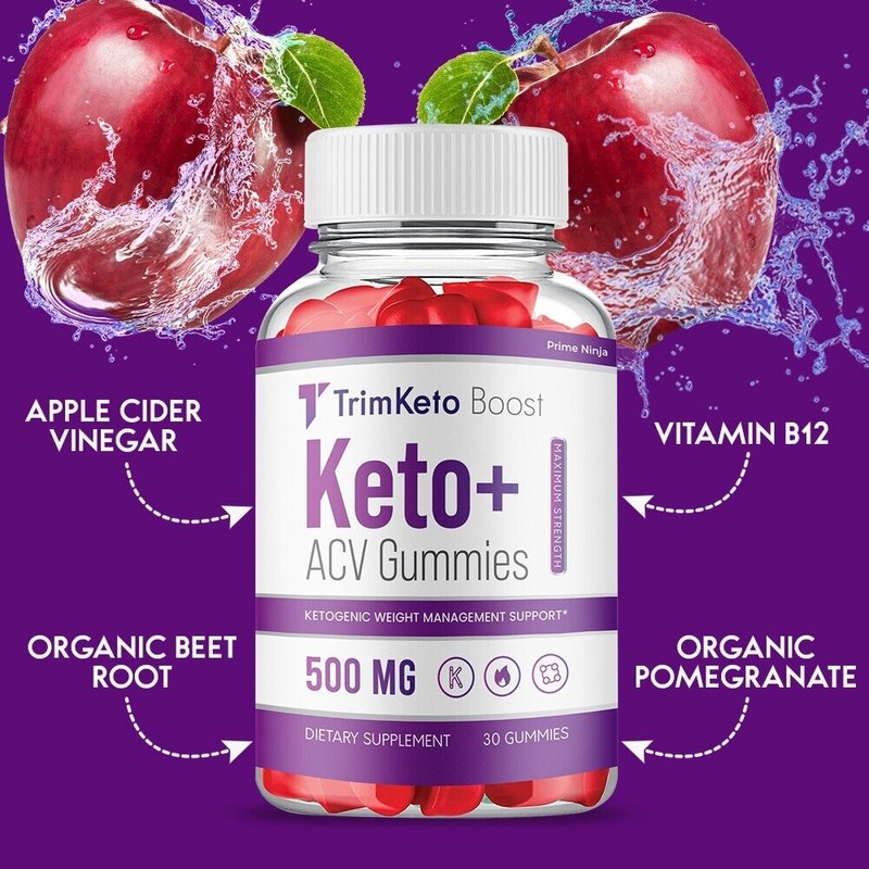TrimKeto Boost Keto ACV Gummies, Trim Keto Boost with ACV