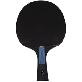 Butterfly Dimitrij Ovtcharov Sapphire Table Tennis Bat, Eva Technology, ITTF Certified Addoy Rubber 1.5 mm Sponge, for Technical Players, Black/Blue