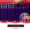 Front Grille Mesh Inserts Grill Decoration Exterior Accessories Compatible with