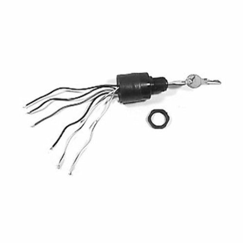 Pro Marine Key Switch, Ignition 6 Wire Compatible with Mercury