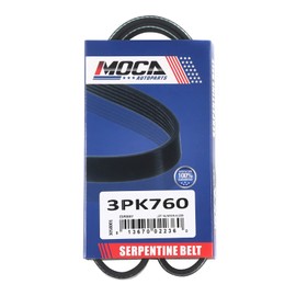 MAXWIN 2 PCS Serpentine Belt fit 1988-1991 for Toyota Camry 2.5L # 3PK760 Serpentine Belt, 6PK1055 Serpentine Belt