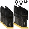 COMOWARE Titanium Oscillating Saw Blades, 20PCS Multitool Blades for Metal,