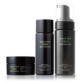 Quattro Botanico (Men All-in-One Lotion, Cream, Face Wash), Botanical Skin Care Set, CR, Men's Cosmetics (Mens Skin Care)