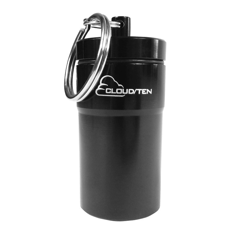 CLOUD/TEN Aluminum Airtight Case 2.25” Travel Storage Container – Carry