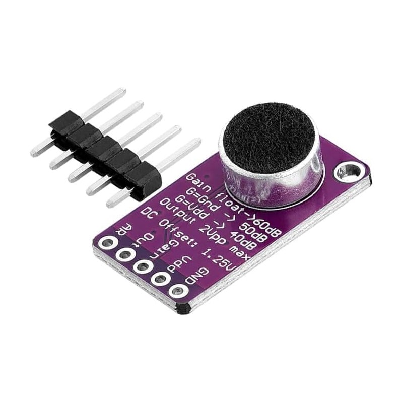 GERUI 2 Stück MAX9814 AGC Microphone Amplifier Board Compatible with
