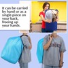 SilTriangle 5 Pcs Travel Laundry Bag with Handles and Drawstring
