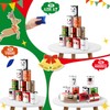 Libima Christmas Can Toss Game 10 Tin Cans in 10