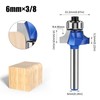 MACHSWON Round Over Router Bits 6mm Shank,Roundover Beading Router Bit,Tungsten