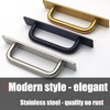 Warewell Adhesive Handles for Cabinet, Drawer, Door, 4 Pack, 5