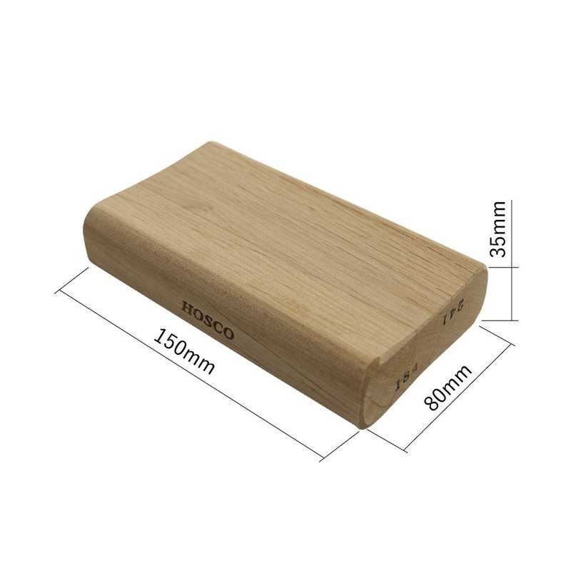 HOSCO Luthiers Tools Wood Sanding Block 7-1/4" (184R)/9-1/2"(241R) TWSB-1