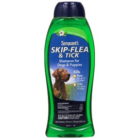 Sergeant's Skip-Flea and Tick Shampoo for Dogs, Clean Cotton, 18 oz
