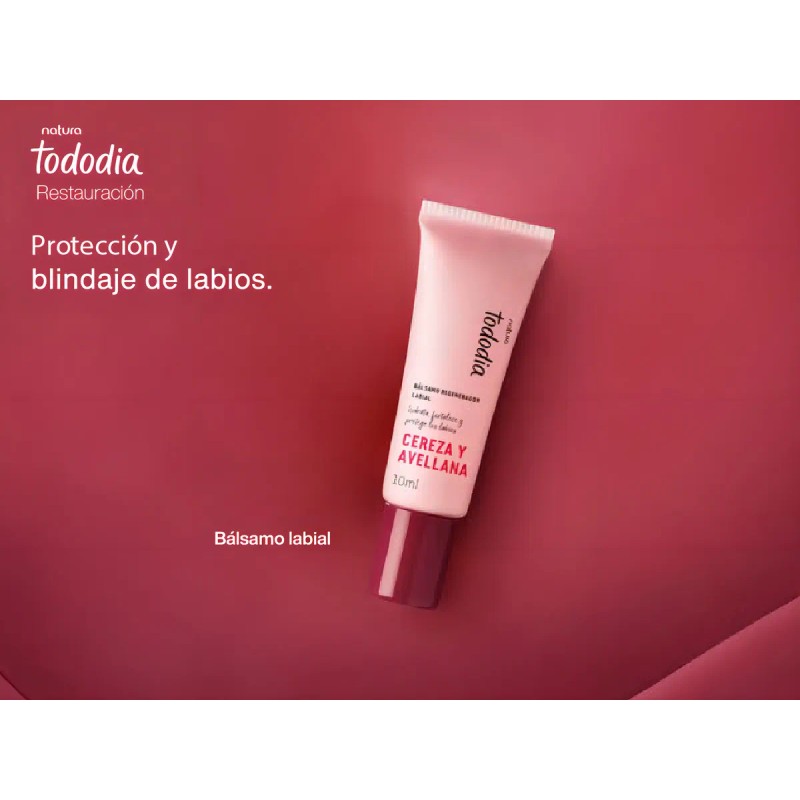 Hidratante Labial Cereza Avellana Natura Tododia