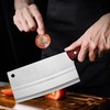 TJ POP Chinese Chef Cleaver, 7.5 Inch Stainless Steel Knife