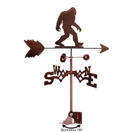 SWEN Products Bigfoot Sasquatch Weathervane (Adjustable Mount Included)