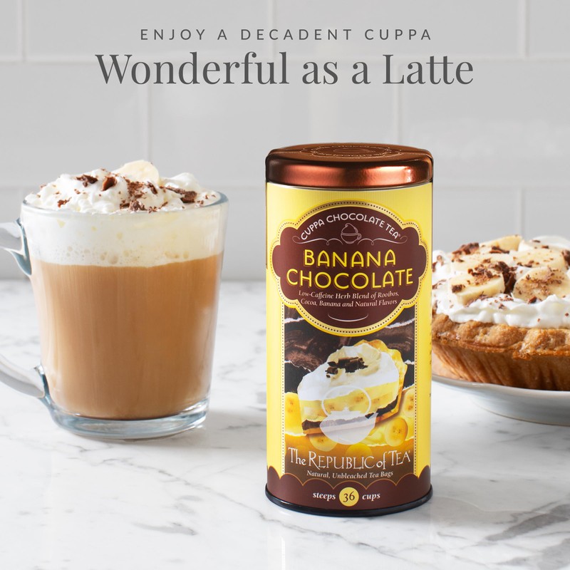The Republic of Tea – Banana Cuppa Chocolate Tea Bags,