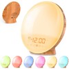 Wake Up Light Alarm Clock, Sunrise & Sunset Reproduction, 7